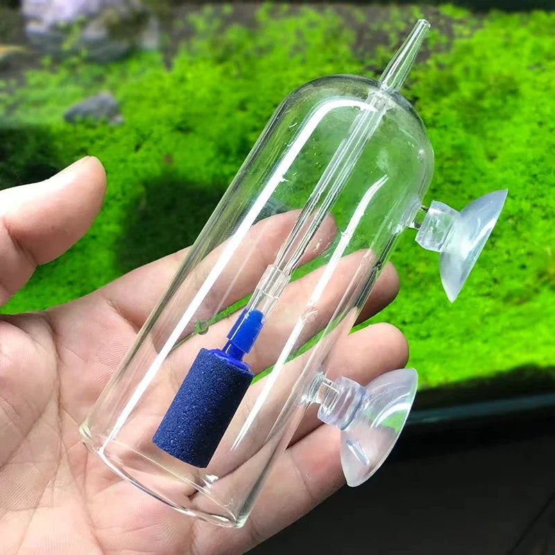 Glass CO2 & Air Diffuser for Aquariums — Fine Bubble