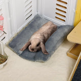 Rabbit Cuddle Bed — Plush Cushioned Lounger for Small Pets