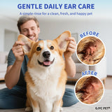 GJYC Pet Ear Cleaner Drops — Soft-Tip Wax Remover, 60ml