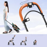 Car-Compatible Foldable Pet Stroller