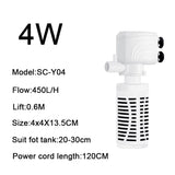 3-in-1 Silent Submersible Aquarium Pump (220V, Wave Maker)