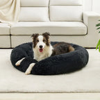 Long Plush Pet Sleeping Basket