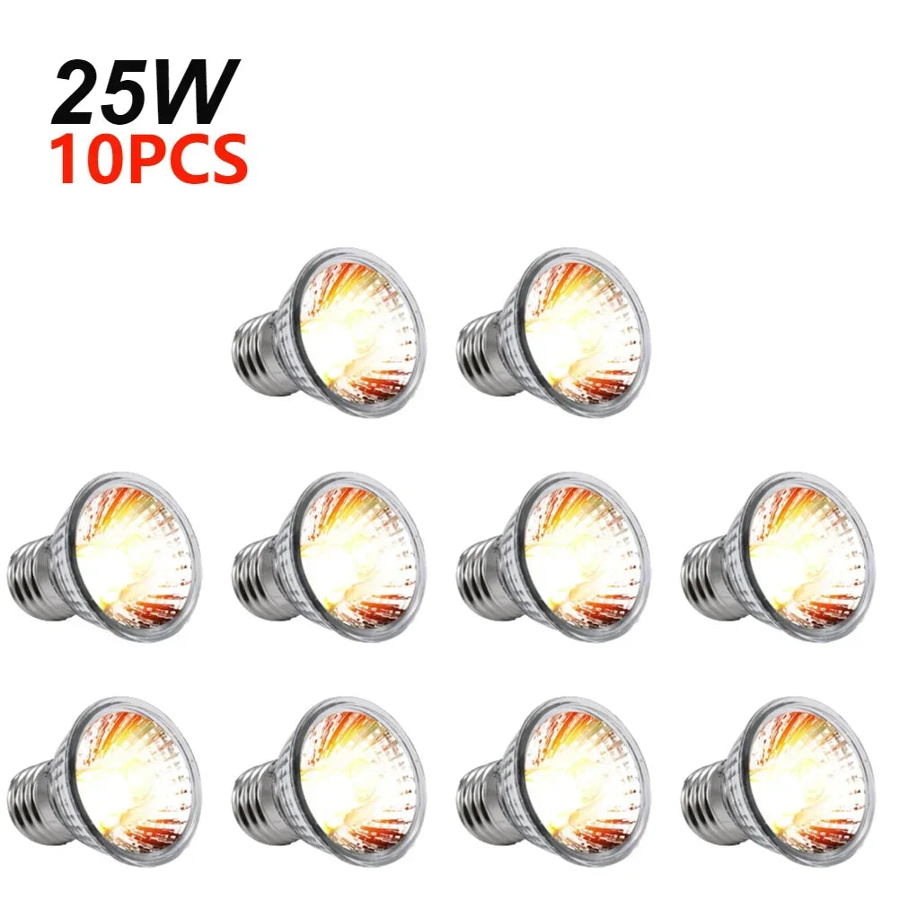 UVA+UVB Full Spectrum Reptile Basking Bulb — E27, Multi-Pack Options