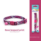 Woven Cat Collar with Bell & Safety Buckle