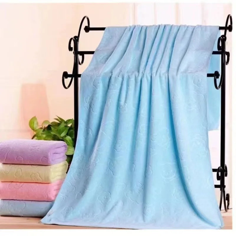 Soft Cotton Pet Drying Towel — Super Absorbent, 30x60cm / 35x75cm