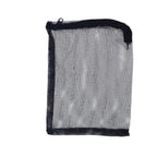 Reusable Aquarium Filter Net Bags (Black Nylon Mesh, Zip Closure)
