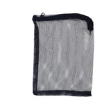 Reusable Aquarium Filter Net Bags (Black Nylon Mesh, Zip Closure)