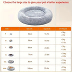 Long Plush Pet Sleeping Basket