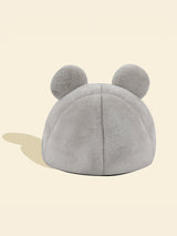 Mouse-Shaped Hamster House — Cozy Fleece Hideout for Small Pets