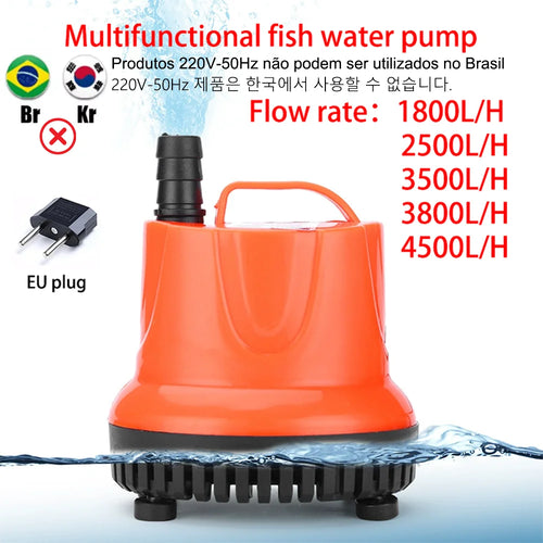 Multi-Function Submersible Aquarium Pump 30–110W
