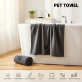 Quick-Dry Microfiber Pet Bath Towel — Super Absorbent, 100 x 50cm