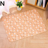 Washable Rabbit Floor Mat — Cotton Training Pad & Cage Liner