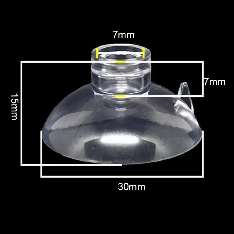 Aquarium Air Tube Suction Cup Holder Clips 10-Pack