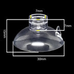 Aquarium Air Tube Suction Cup Holder Clips 10-Pack
