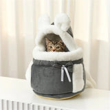 Winter Warm Puppy Carrier Backpack (Outdoor, Travel, Small Breeds)