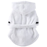 Hooded Dog Bathrobe Pajama — Quick-Drying, Adjustable, S–XL