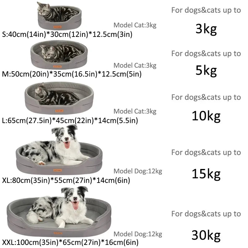 Plush Sofa Pet Bed
