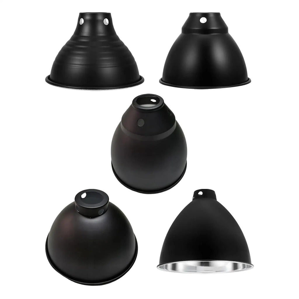 Aluminum Reptile Dome Lamp Cover — Insulated Heat Lamp Shade