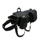 Tactical Camo Dog Vest (Outdoor Training, Chest & Back, Large Dogs)