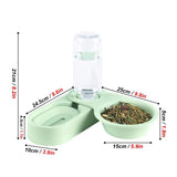 Combo Food & Water Dish — Splice-Together Feeder for Small Pets