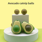 Natural Catnip Rotatable Wall Stick-On Ball — Cat Teeth Cleaning Catnip Scratching Toy