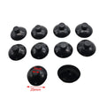 Aquarium Suction Cup Holders (10-Pack, Black, Glass Tank Clips)