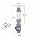 Aquarium CO2 Pressure Regulator with Solenoid Valve (Bubble Meter, Quick-Connect)