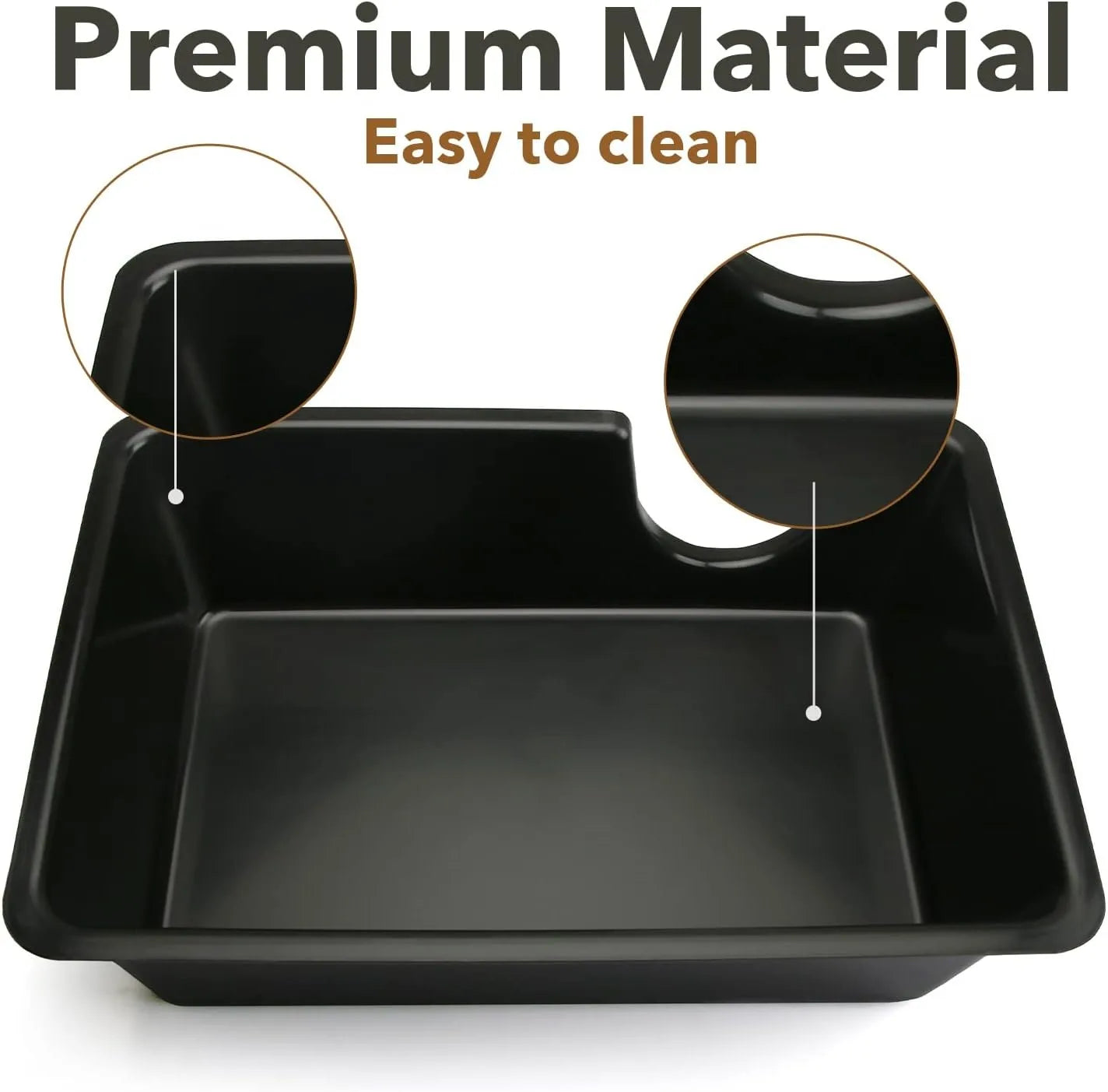Ventilated Reptile Hide Box — Rectangular Shelter for Geckos, Snakes & Spiders