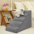2-in-1 Foam Dog Stairs & Ramp, Extra-Wide Non-Slip