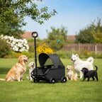 Small Foldable Outdoor Pet Stroller for Cats — Park-Ready Compact Travel Cart