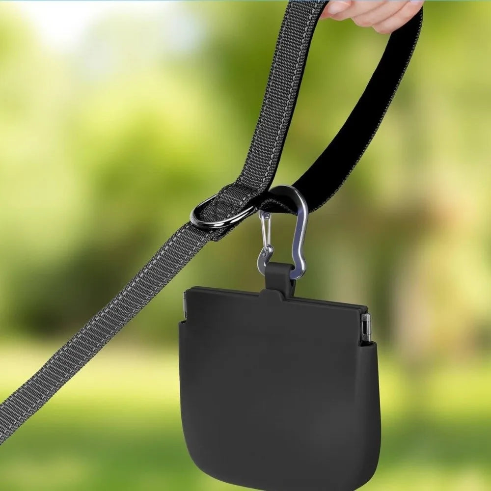 Silicone Dog Treat Pouch (Waterproof, Oil-Resistant, Easy Clean)
