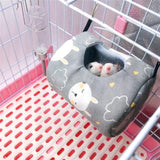 Soft Cotton Hanging Hammock — Cozy Cage Bed for Small Pets
