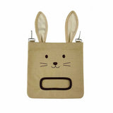 Hanging Hay Feed Bag for Rabbits — Convenient Cage-Mounted Feeder