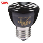Ceramic Infrared Heat Lamp for Reptiles — No-Light Heating Bulb, E27, 25W–100W