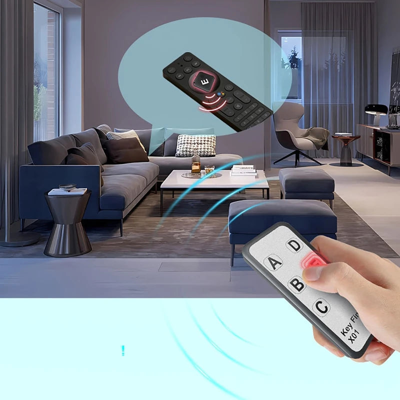 6-Piece Wireless Key Finder Set - One-Touch Anti-Loss Locator for Keys, Pets & Bags