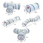 Foldable Cat Tunnel Tube — Portable, Crinkly Play Nest for Small Pets