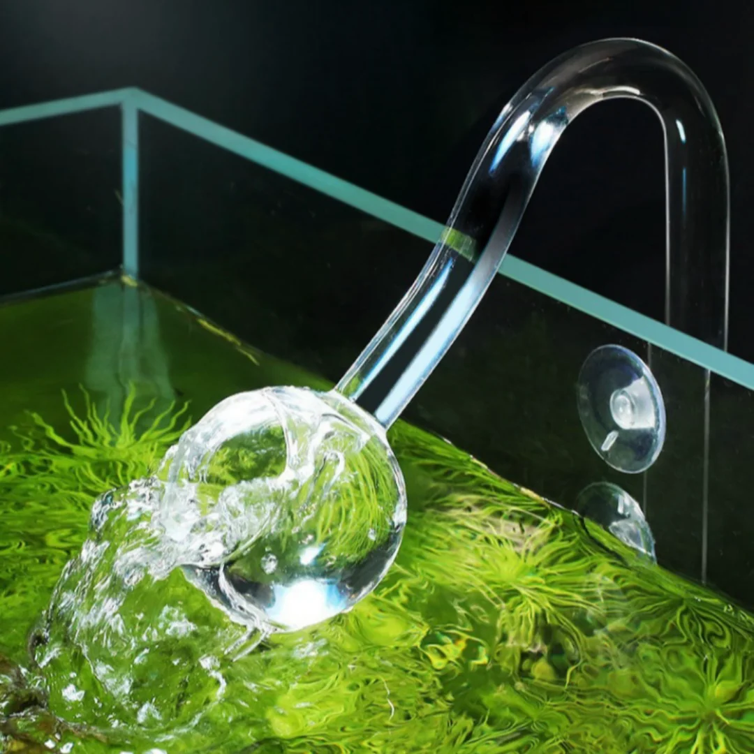 Borosilicate Glass Aquarium Inflow & Outflow Pipe (13/17mm)