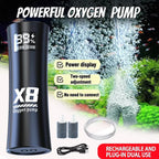 5W USB Rechargeable Aquarium Oxygen Pump 48H Portable