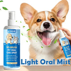 No-Brush Dental Spray for Dogs & Cats — Alcohol-Free Plant-Based Breath Freshener
