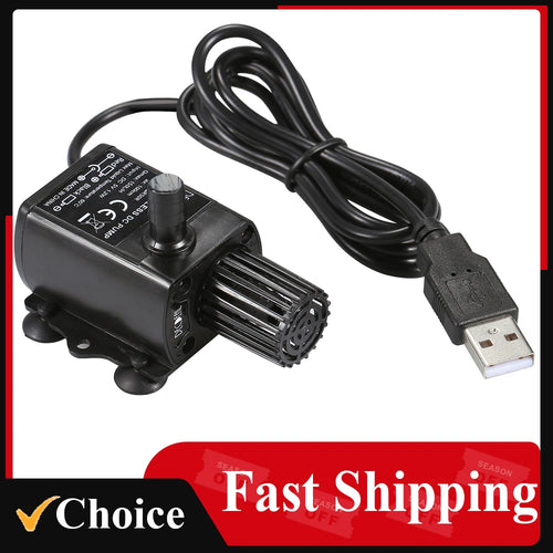 Mini Brushless Submersible Water Pump (DC5V, Ultra-Quiet, Fountain & Aquarium)