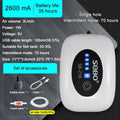 Rechargeable 4800mAh USB Aquarium Air Pump Silent Portable