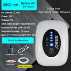 Rechargeable 4800mAh USB Aquarium Air Pump Silent Portable