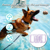 Waterproof AirTag Collar Holder 2-Pack - Hidden Loop Design for Dogs
