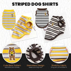 Striped Cat T-Shirt — Stretchy Breathable Slip-On Tank Top