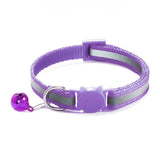 Reflective Cat Collar with Bell — Adjustable Kitten Safety Necklace