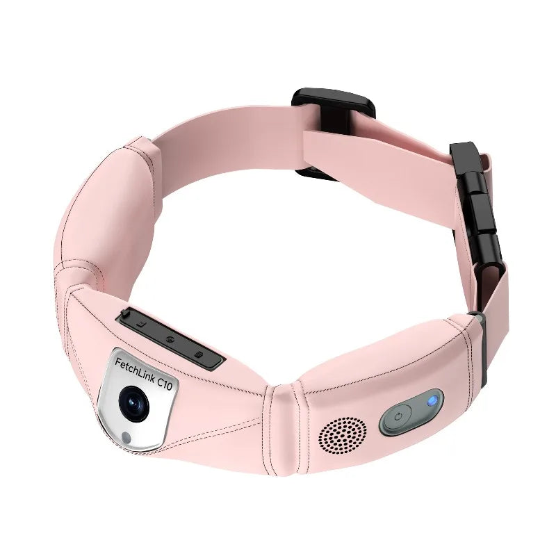 Smart Pet Collar with GPS, 4K Camera & AI Voice Commands - Live POV