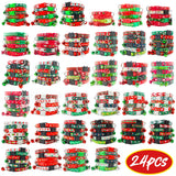 Wholesale Christmas Dog Collar 24-Pack (Festive Neck Strap)