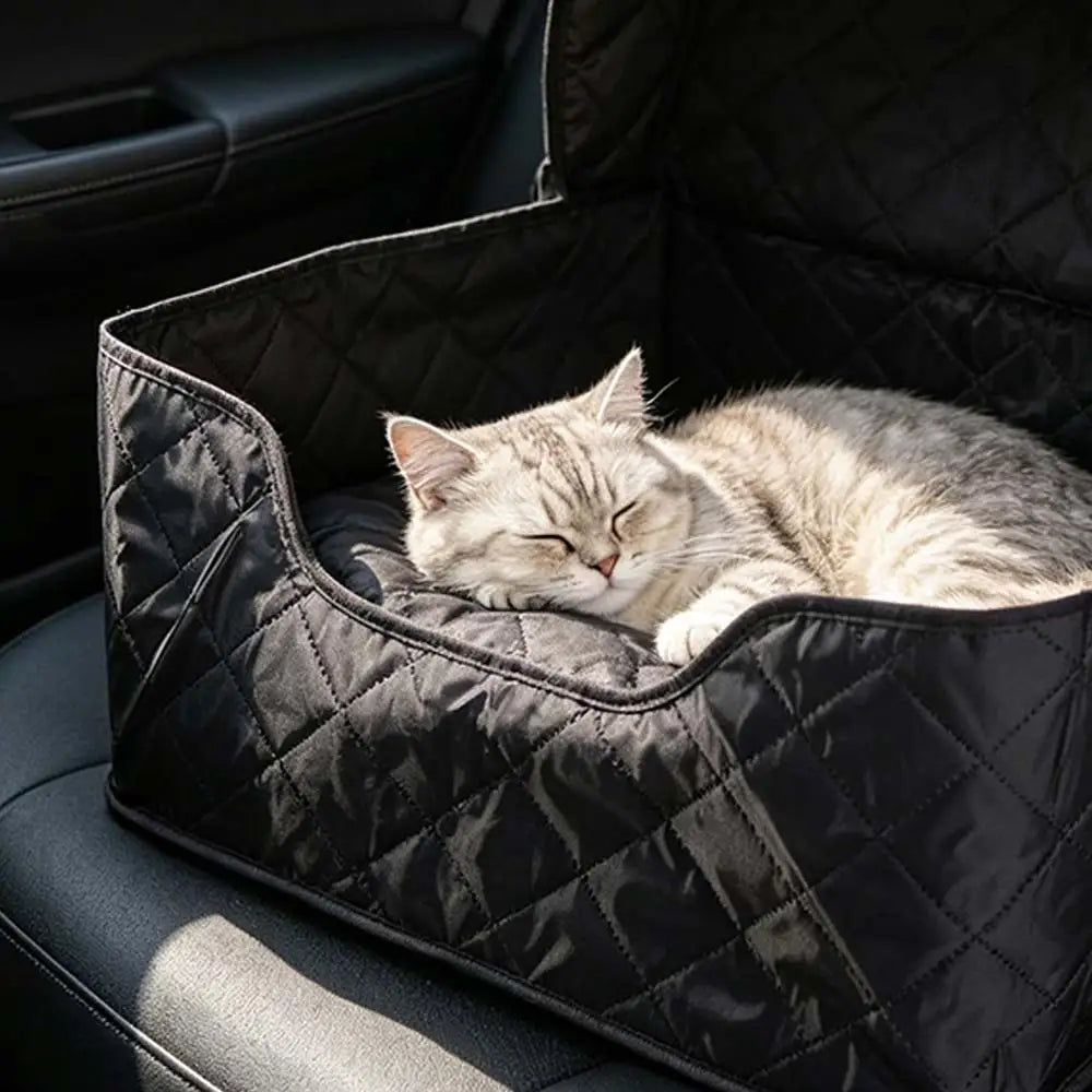 Scratch-Proof Pet Car Seat Cover (Non-Slip, Waterproof, Durable)