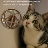 Sisal Ball Puzzle Mouse Toy — Claw & Molar Grinding Cat Ball