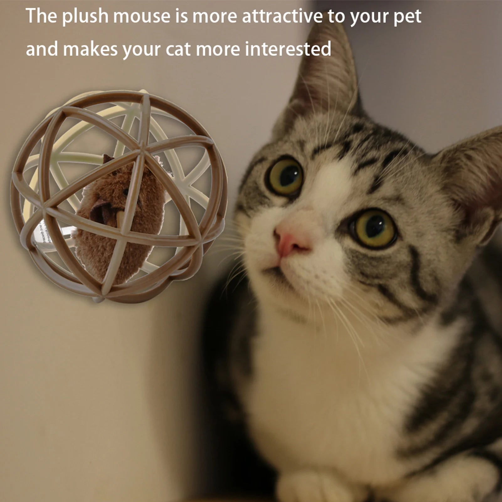 Sisal Ball Puzzle Mouse Toy — Claw & Molar Grinding Cat Ball